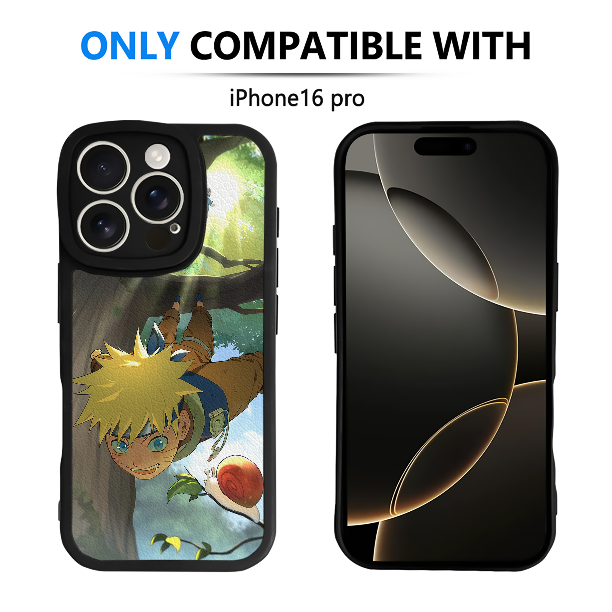 （画像用） NARUTO -ナルト- NARUTO -ナルト- 疾風伝 【iPhone 16シリーズ対応】シリコンスマホケース（レザー調） 材質：シリコン